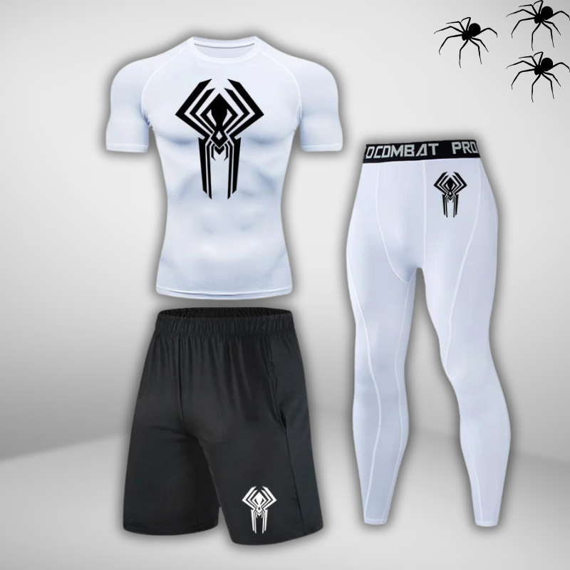 GYMSTEAD Spiderman 2099 Shirt Compression 3-Piece Set