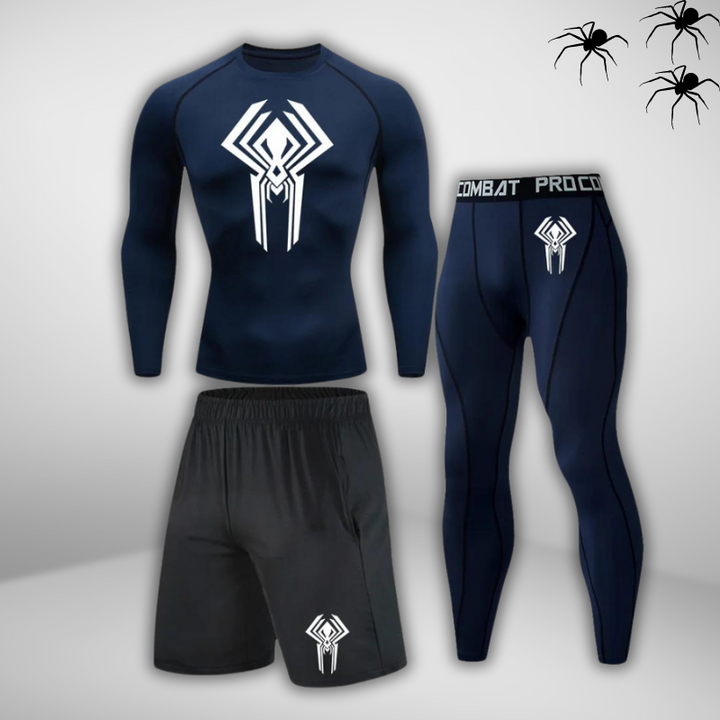 GYMSTEAD Spiderman 2099 Long Sleeve Compression 3-Piece Set