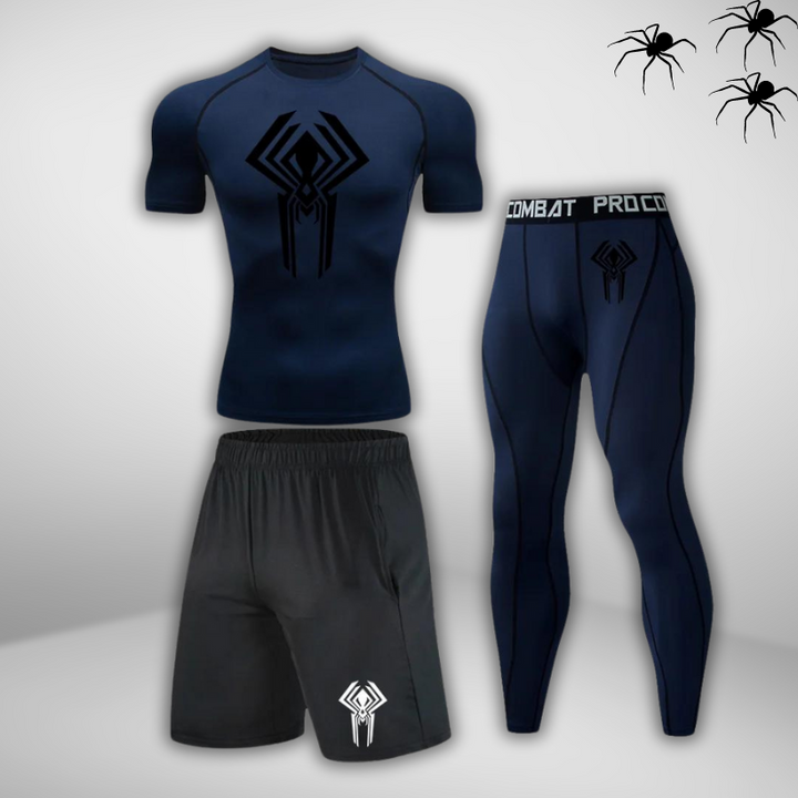 GYMSTEAD Spiderman 2099 Shirt Compression 3-Piece Set