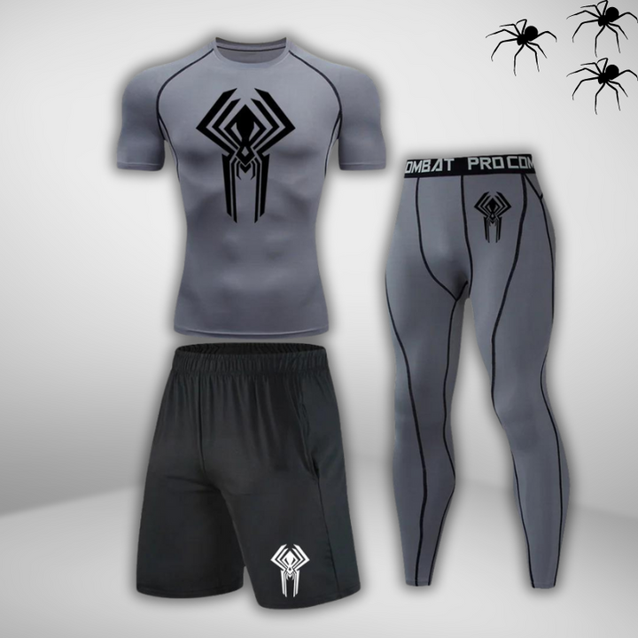 GYMSTEAD Spiderman 2099 Shirt Compression 3-Piece Set