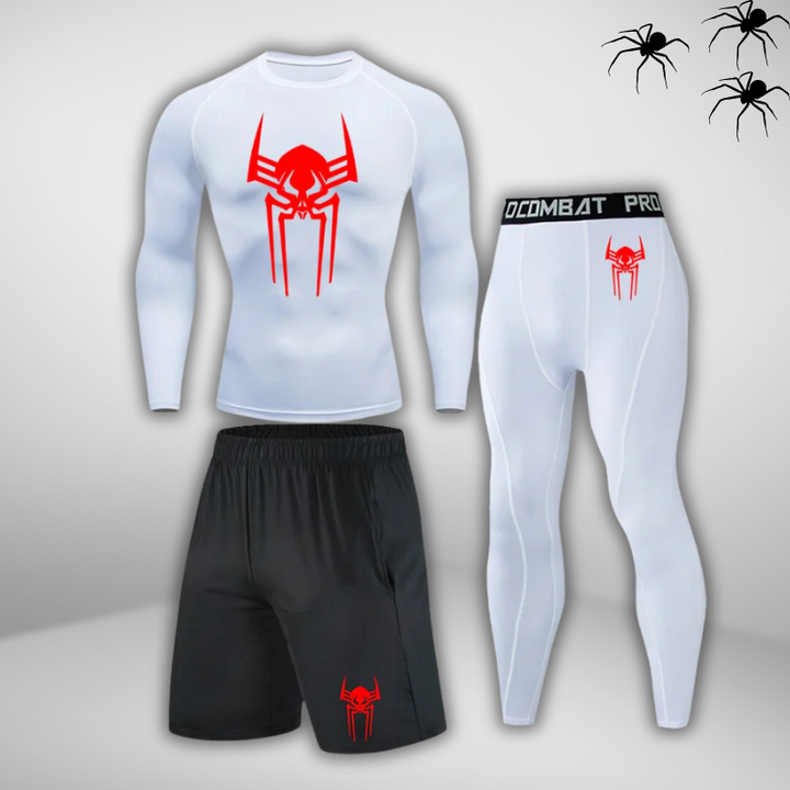 GYMSTEAD Spiderman 2099 Long Sleeve Compression 3-Piece Set