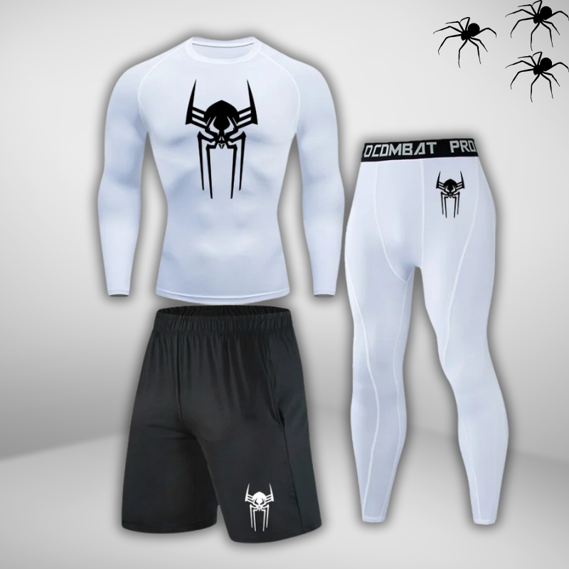 GYMSTEAD Spiderman 2099 Long Sleeve Compression 3-Piece Set