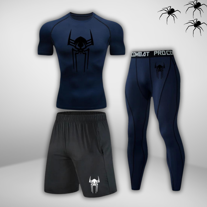 GYMSTEAD Spiderman 2099 Shirt Compression 3-Piece Set