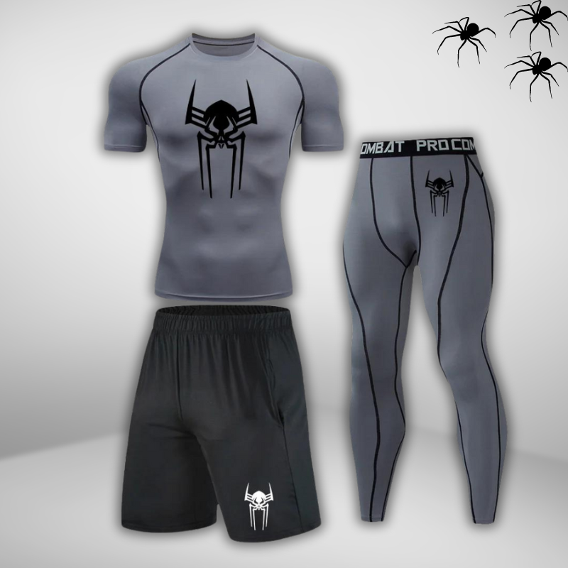 GYMSTEAD Spiderman 2099 Shirt Compression 3-Piece Set