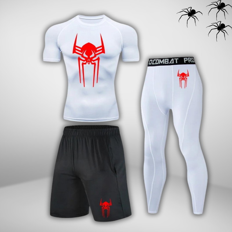 GYMSTEAD Spiderman 2099 Shirt Compression 3-Piece Set