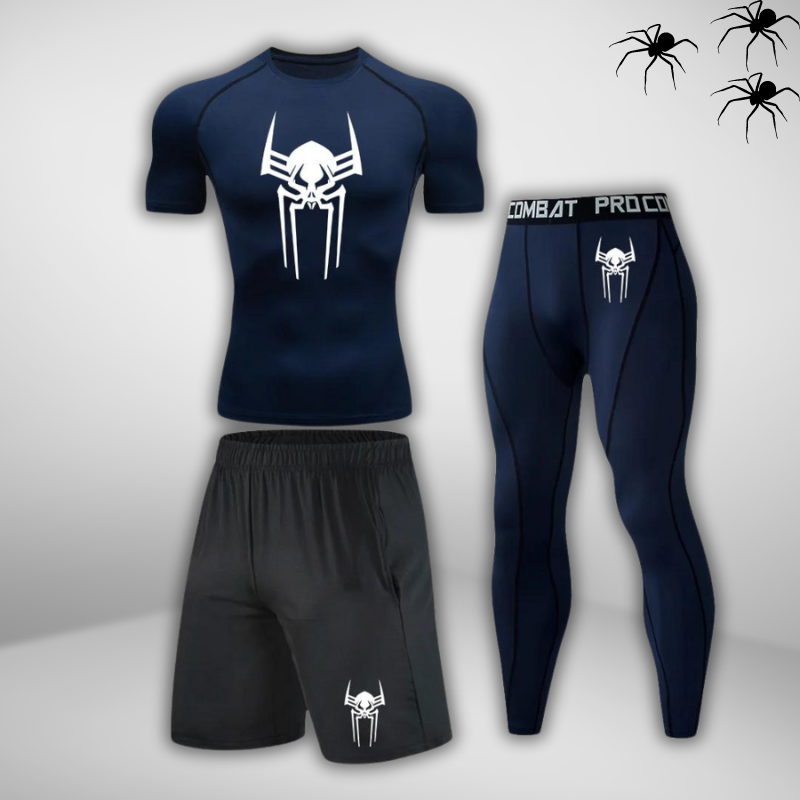 GYMSTEAD Spiderman 2099 Shirt Compression 3-Piece Set