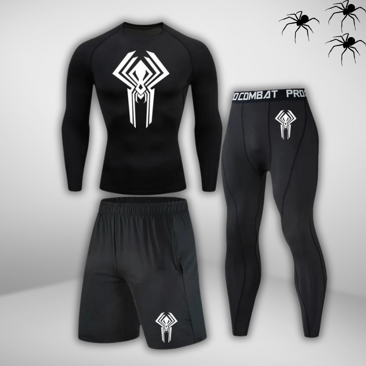 GYMSTEAD Spiderman 2099 Long Sleeve Compression 3-Piece Set