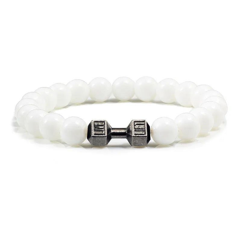 GYMSTEAD Volcanic Stone Dumbbell Bracelet - GYMSTEAD™