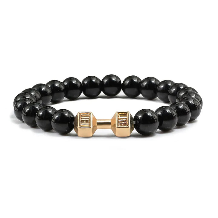 GYMSTEAD Volcanic Stone Dumbbell Bracelet - GYMSTEAD™