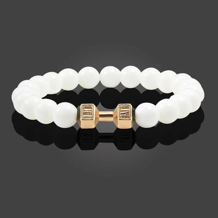 GYMSTEAD Volcanic Stone Dumbbell Bracelet - GYMSTEAD™