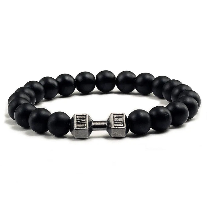 GYMSTEAD Volcanic Stone Dumbbell Bracelet - GYMSTEAD™