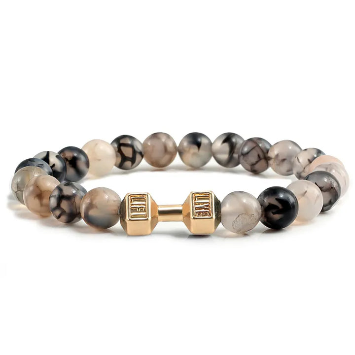 GYMSTEAD Volcanic Stone Dumbbell Bracelet - GYMSTEAD™