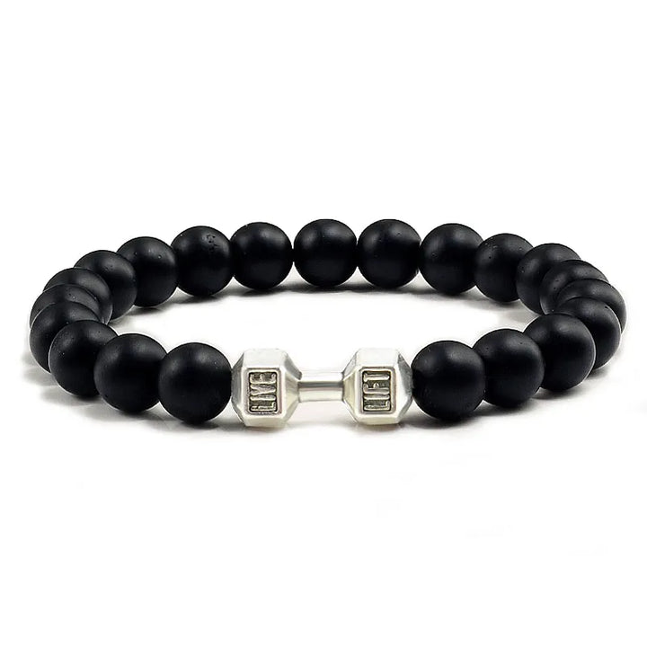 GYMSTEAD Volcanic Stone Dumbbell Bracelet - GYMSTEAD™