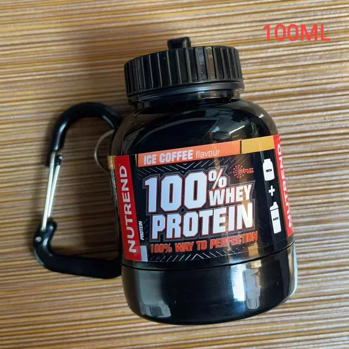 Portable Protein Powder Bottle Keychain - GYMSTEAD™