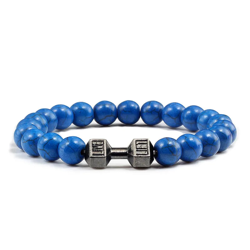 GYMSTEAD Volcanic Stone Dumbbell Bracelet - GYMSTEAD™