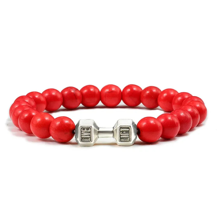 GYMSTEAD Volcanic Stone Dumbbell Bracelet - GYMSTEAD™