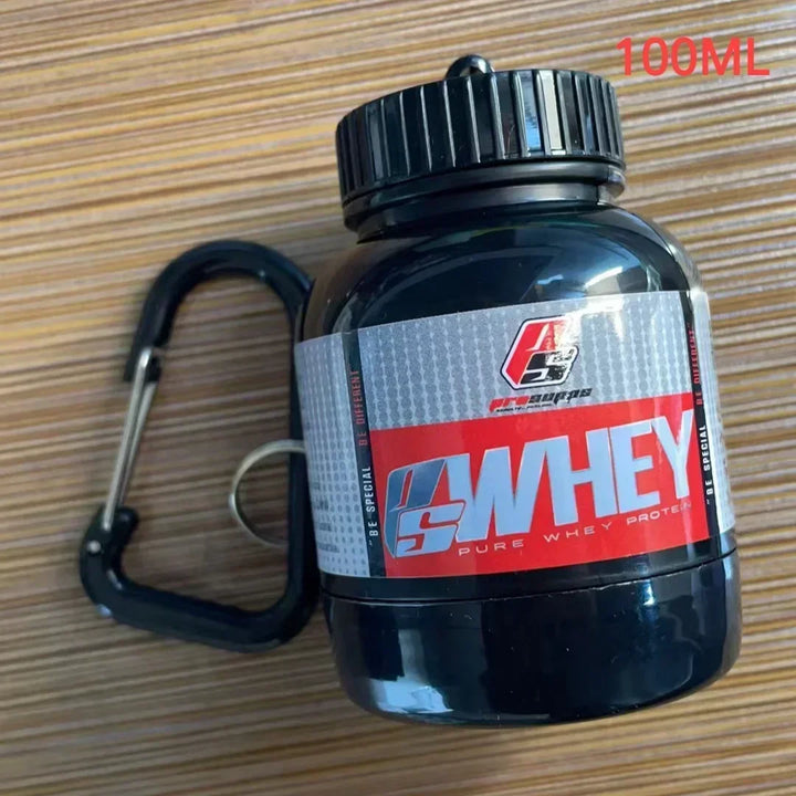 Portable Protein Powder Bottle Keychain - GYMSTEAD™