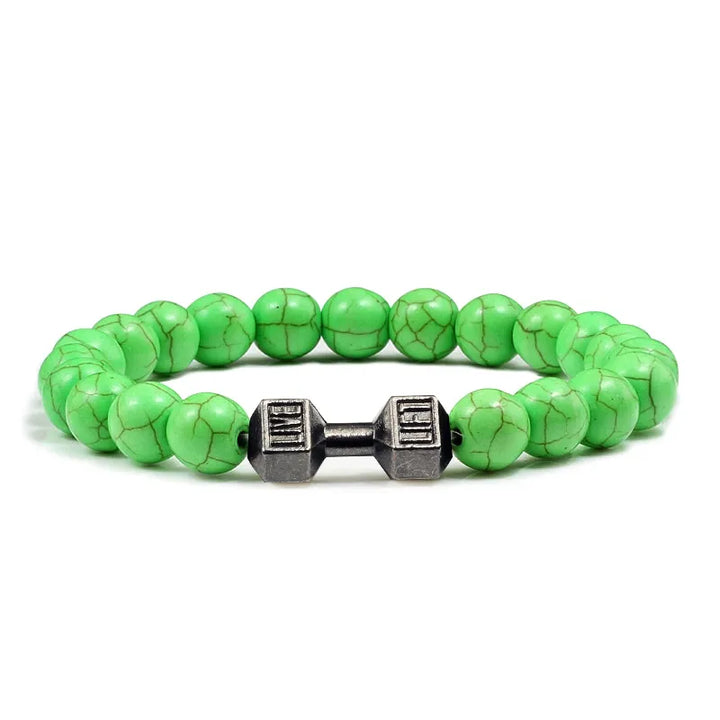 GYMSTEAD Volcanic Stone Dumbbell Bracelet - GYMSTEAD™