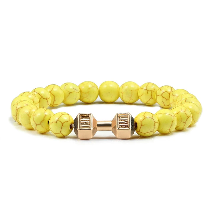 GYMSTEAD Volcanic Stone Dumbbell Bracelet - GYMSTEAD™