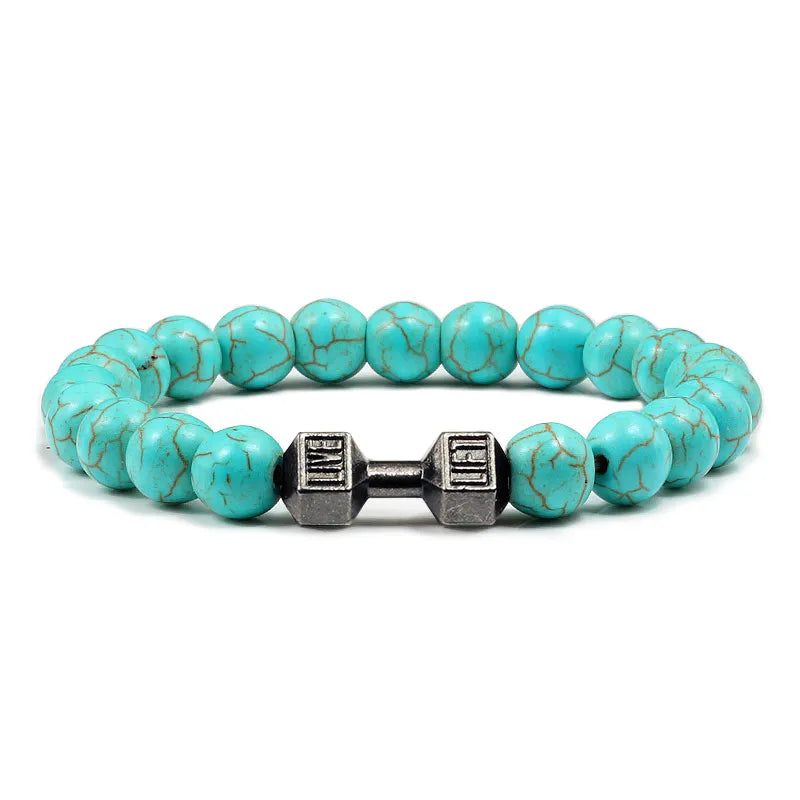 GYMSTEAD Volcanic Stone Dumbbell Bracelet - GYMSTEAD™