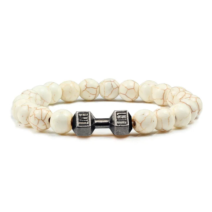 GYMSTEAD Volcanic Stone Dumbbell Bracelet - GYMSTEAD™