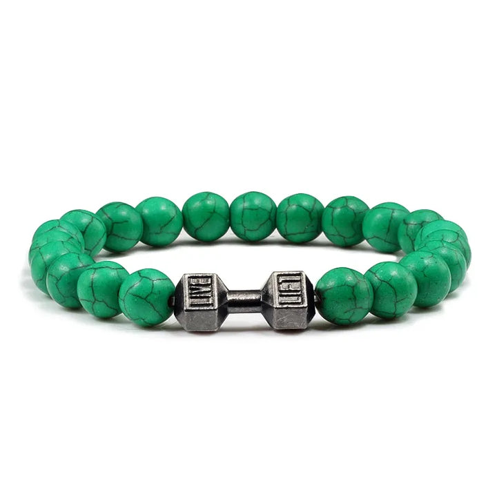 GYMSTEAD Volcanic Stone Dumbbell Bracelet - GYMSTEAD™