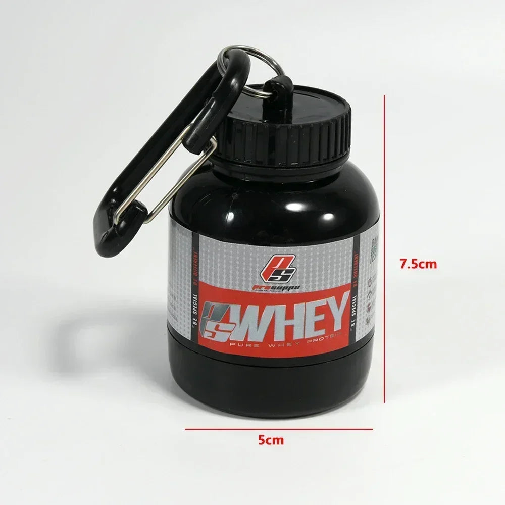 Portable Protein Powder Bottle Keychain - GYMSTEAD™