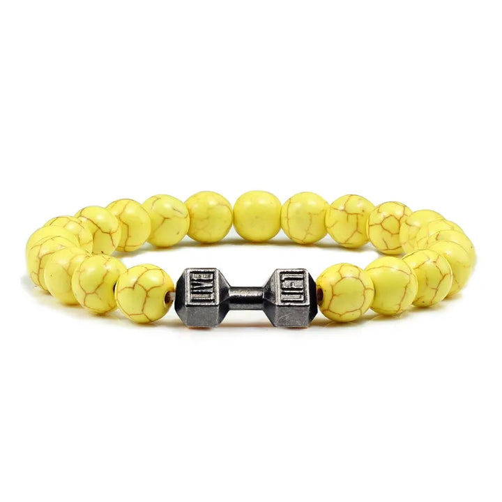 GYMSTEAD Volcanic Stone Dumbbell Bracelet - GYMSTEAD™