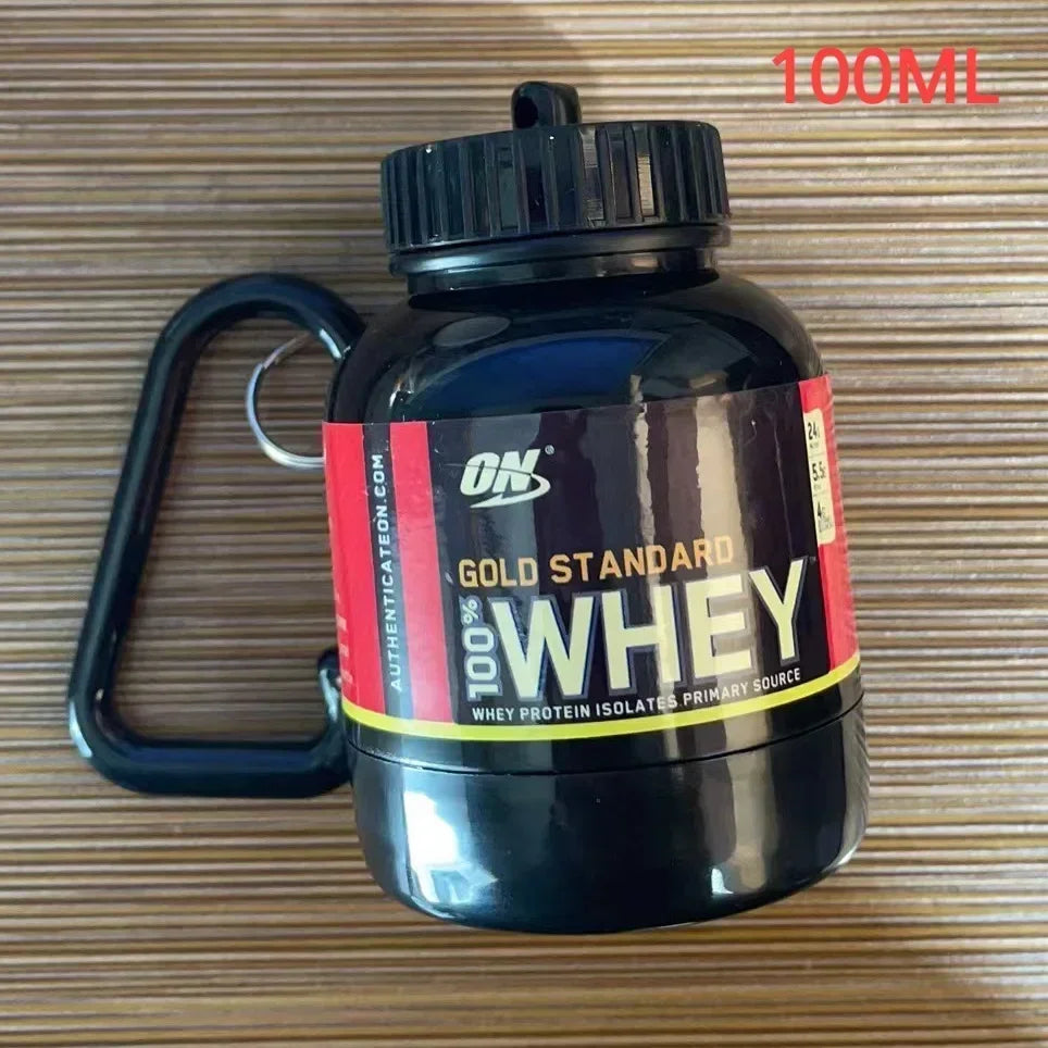 Portable Protein Powder Bottle Keychain - GYMSTEAD™