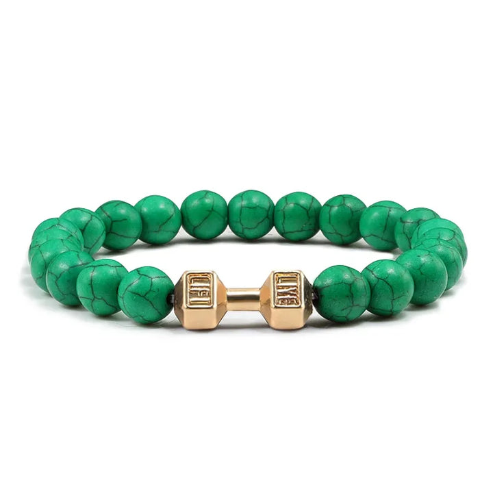 GYMSTEAD Volcanic Stone Dumbbell Bracelet - GYMSTEAD™